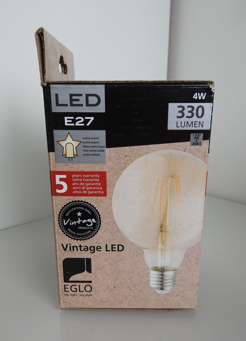 Eglo Lampade: Leuchtmittel: Vintage LED E27, 4W, 330lm - NEU – Nuovo e nell'imballaggio originale da Zürich venduto da Piki7 3