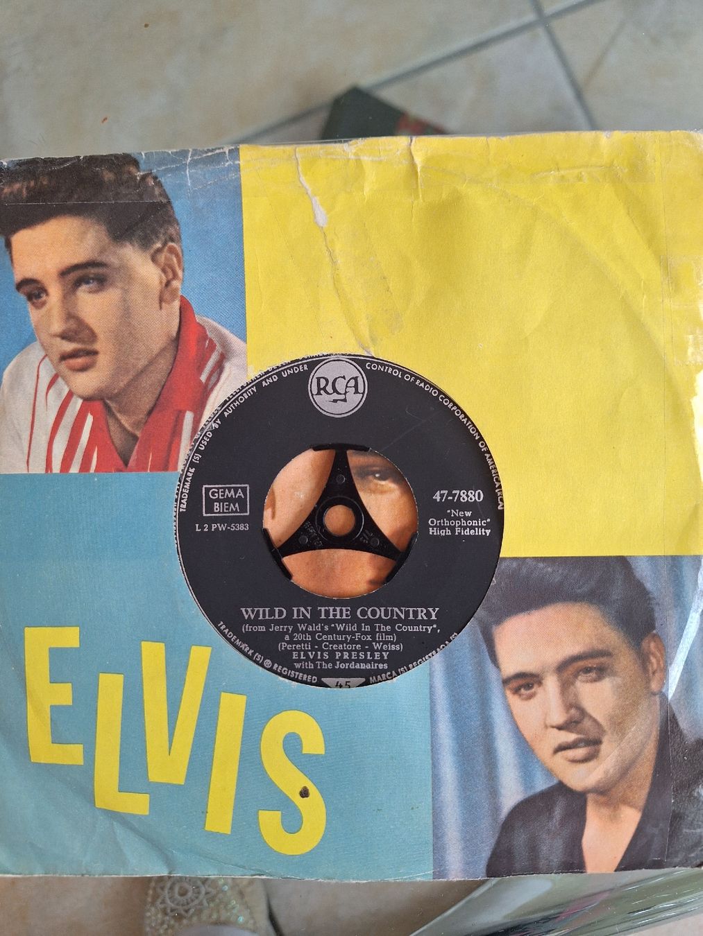 Schallplatten: 4 Elvis Presley Single Platten 60 iger Jahre – Gebraucht aus Rheinfelden von Cleopatra2000 7