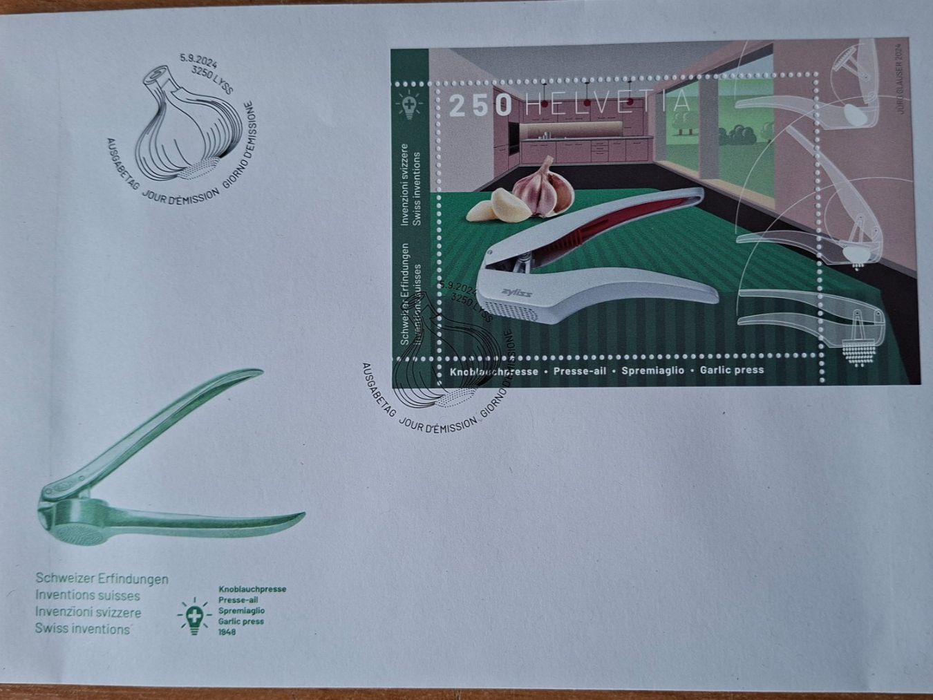 Tutti i francobolli: M2016 - FDC Presse-Ail    2024 – Usato da Trélex venduto da Phil_Albert