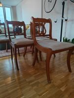 Biedermeier Stühle, 6 Stk. Lyra Motiv, Holz