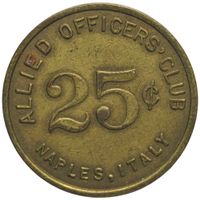 Itaien: Token / Jeton Allied Officers Club Neapel