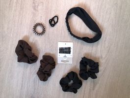Diverse Haarutensilien Haargummi Haarklammern Haarband