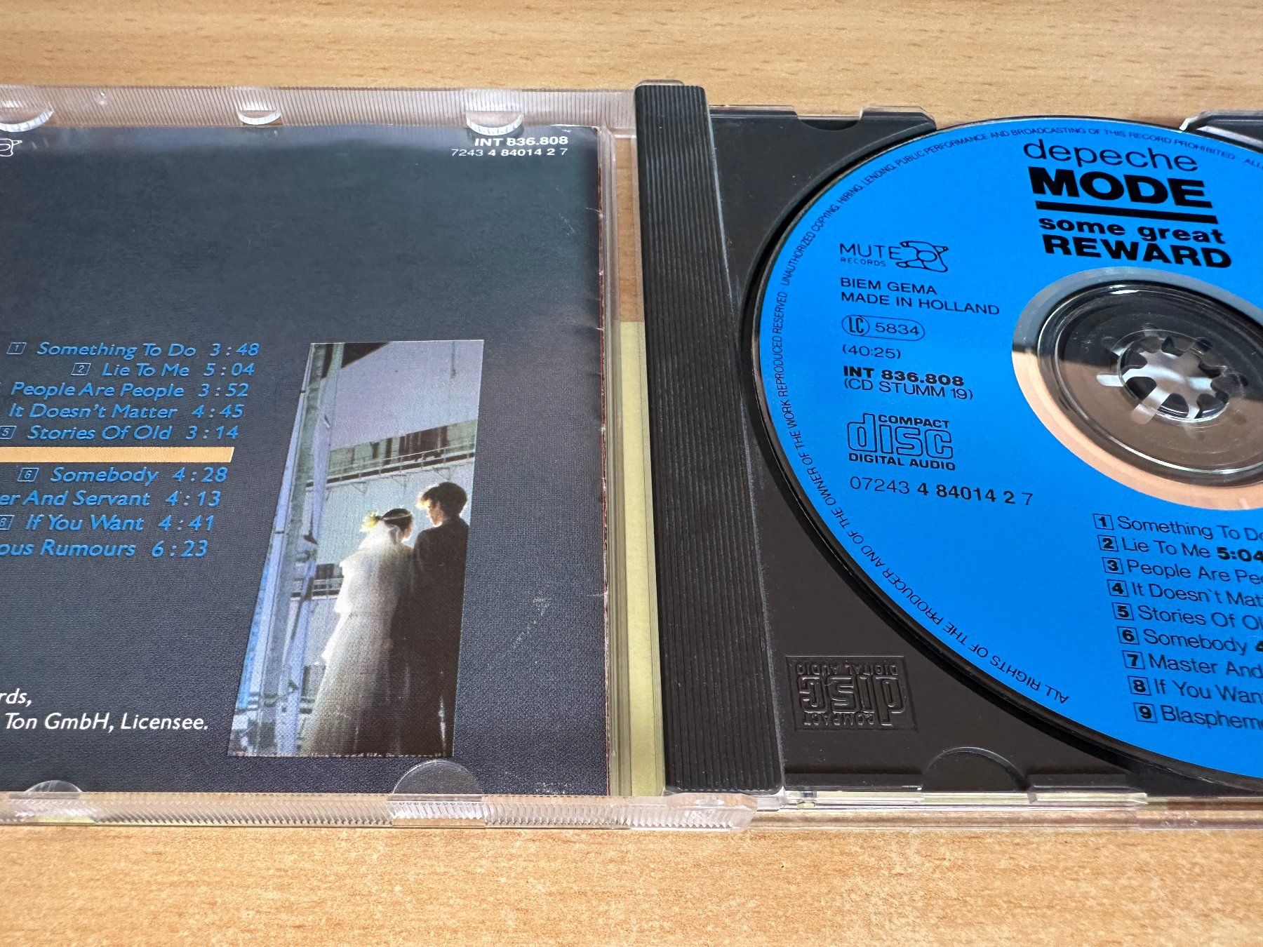 CDs: Depeche Mode – Some Great Reward – Gebraucht aus Rikon im Tösstal von Alpenmutz 2