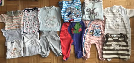 Baby Kleiderset Grösse 62/68 - 13 Teile