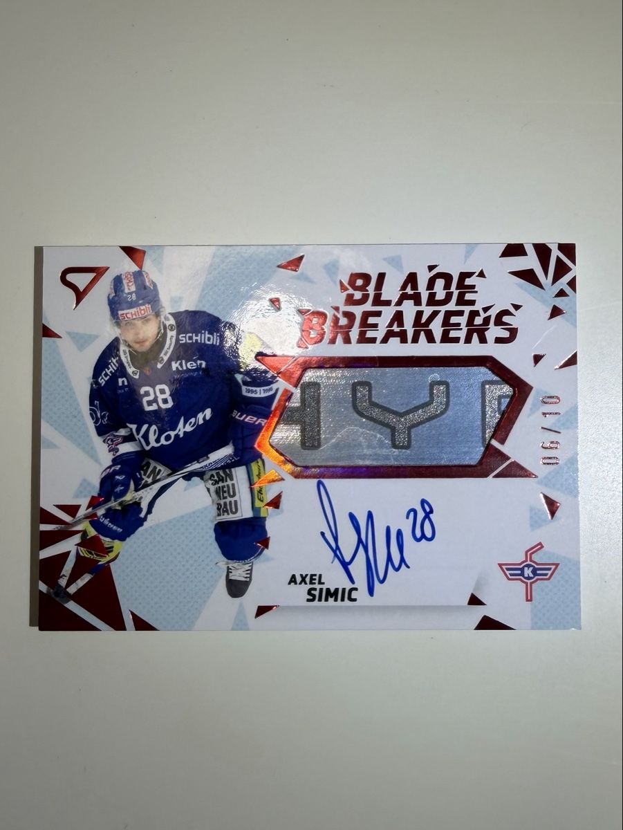 Sportzoo Carte collezionabili: Axel Simic - Blade Breakers 2024/2025 - 06/10 – Nuovo (secondo la descrizione) da Wahlen b. Laufen venduto da mber96