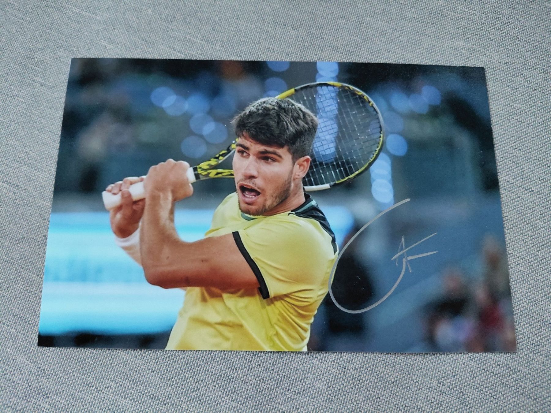 Autografi: Autogramm Carlos Alcaraz – Usato da Schmerikon venduto da Olympia04