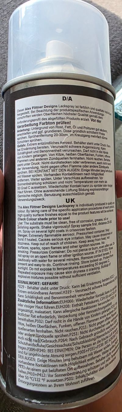 Farben: Autolack Sprühdose Farbcode 4513 Dunkelviolett Basislack – Gebraucht aus Olten von CosyF 2