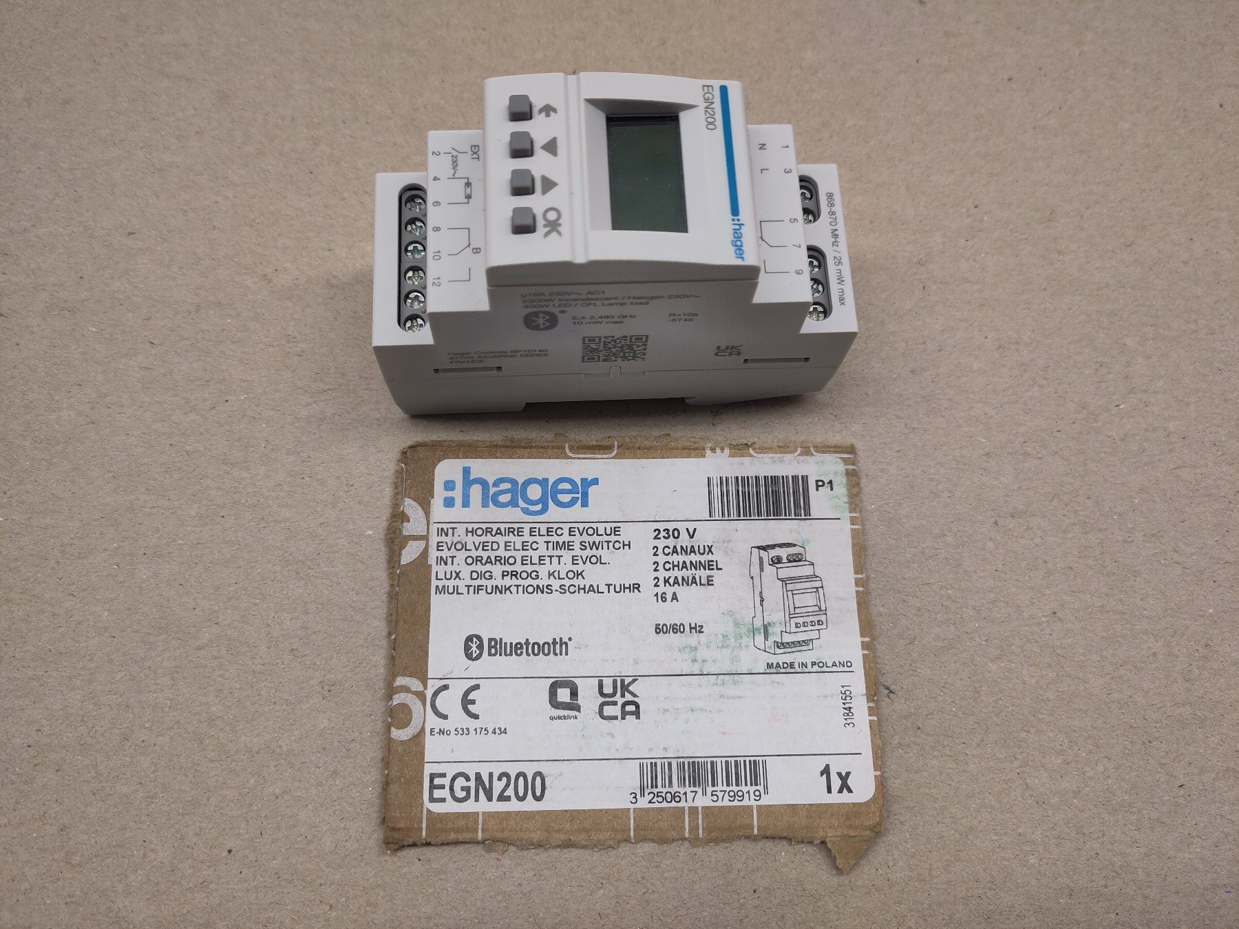 Hager Interruttori: Schaltuhr REG Hager EGN200 mit Bluetooth – Nuovo (secondo la descrizione) da Schmitten FR venduto da SirLanzelot 6