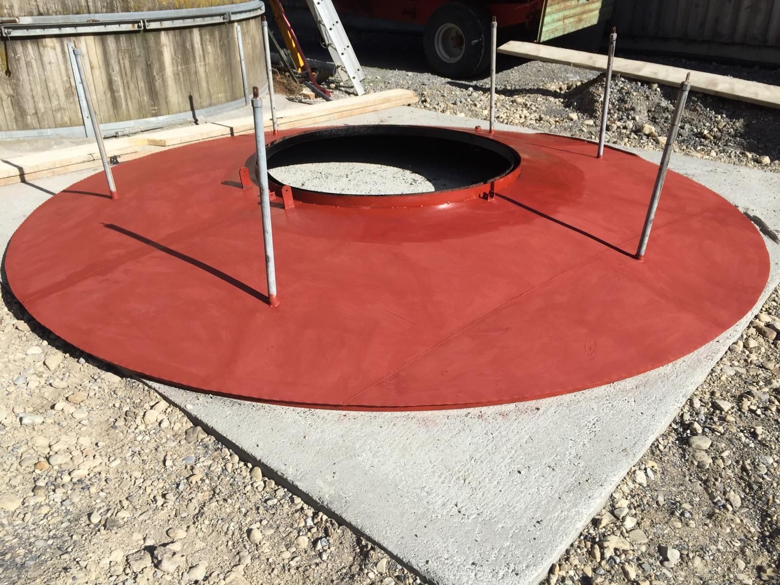 Trinciatrici: Holzsilo Dach 3,5m – Usato da Galgenen venduto da Haexli74