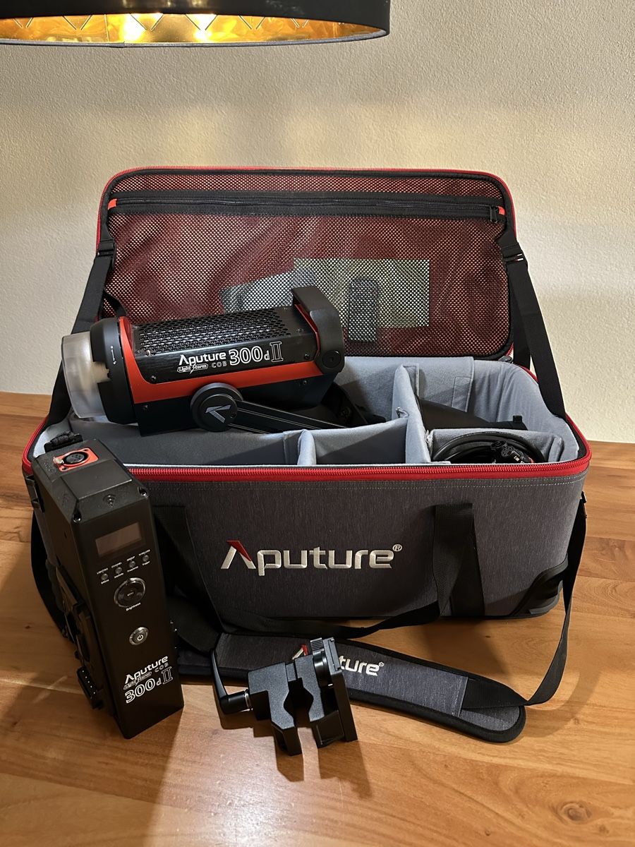 Aputure Lampade: Aputure Light Storm 300d II Set guter Zustand – Nuovo (secondo la descrizione) da Rebstein venduto da rij_p2sp 1