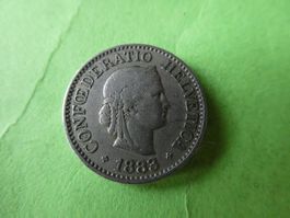 Schweiz 1883, 10 Rappen