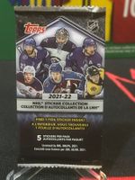 2021–22 Topps NHL Sticker Collection – 1 Pack  🏒 2021–22