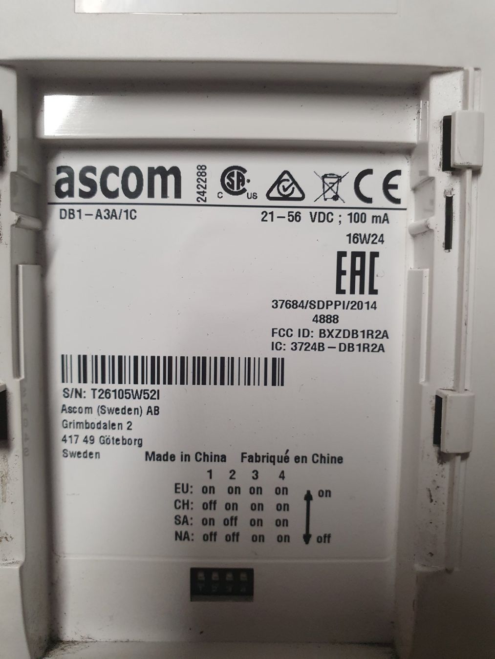 Modem & Router: Ascom DB1-A3/1C IP-DECT Basisstation – Usato da Zürich venduto da eymen20 2