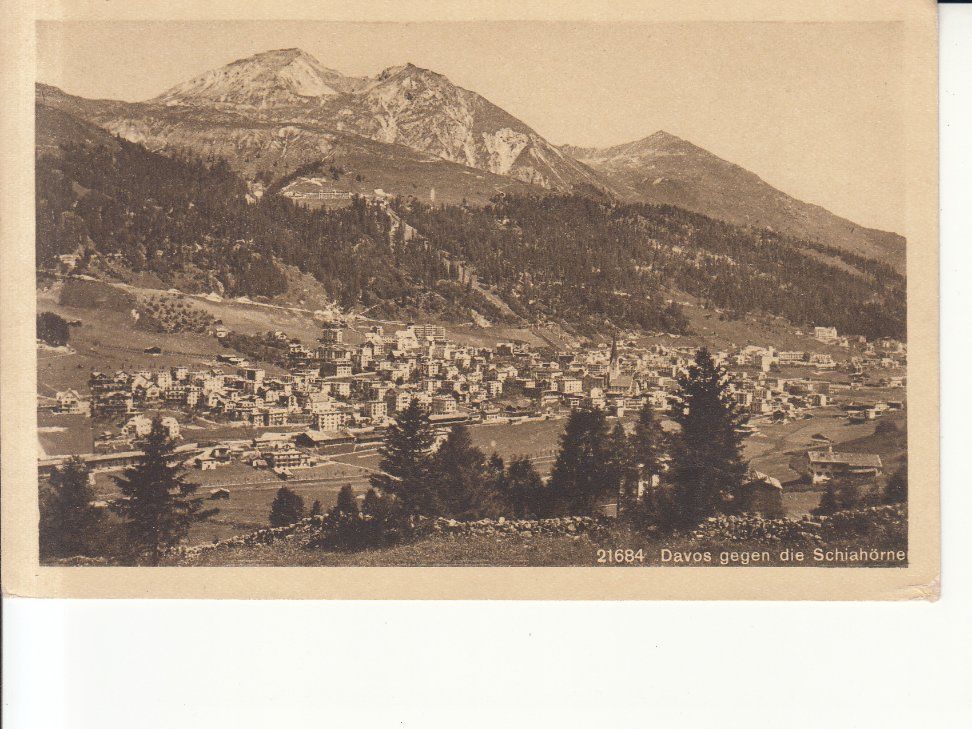 Cartoline postali: Davos ca. 1930 – Usato da Bürglen TG venduto da StampGraf