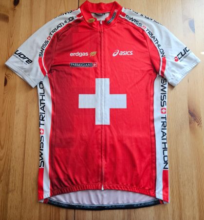 Radtrikot Cuore Schweiz Triathlon Gr. L Velo Radsport Trikot