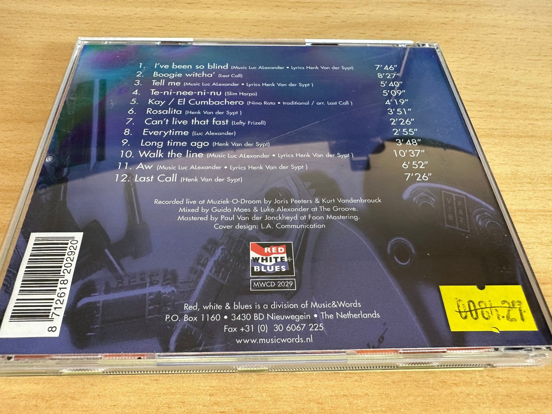 CD: Last Call – Boogie Witcha – Usato da Rikon im Tösstal venduto da Alpenmutz 1