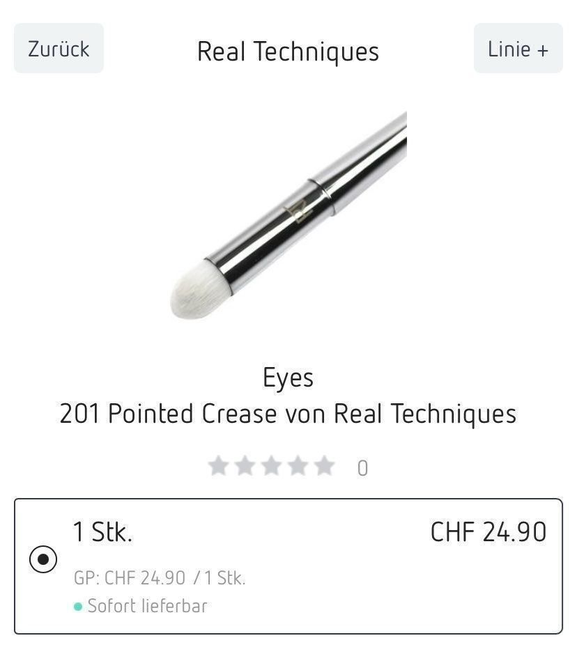 Make-up: Real Techniques Metal Brush,neu,Ladenpreis CHF24.90 – Nuovo e nell'imballaggio originale da Zürich venduto da deruja 3
