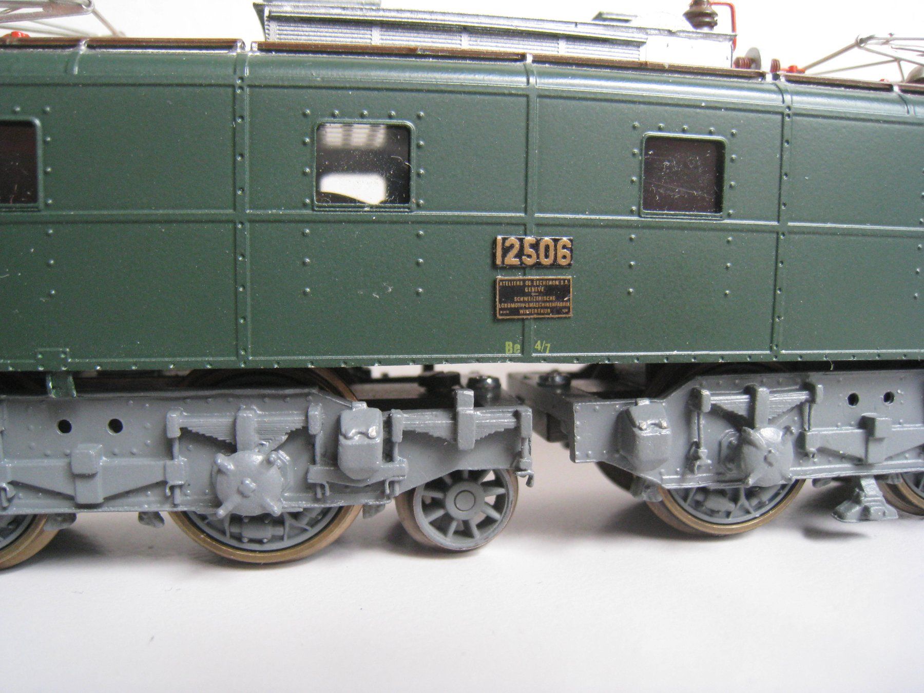 Modellini di ferrovie: M T R,  SBB Be 4/7 12606  grün, mit Zimo Decoder, 15 Z – Usato da Buchs ZH venduto da swiss-train 1