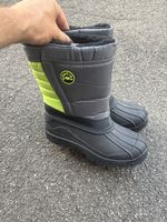 Winterstiefel Cortina Grau Neongelb Grösse 38 guter Zustand
