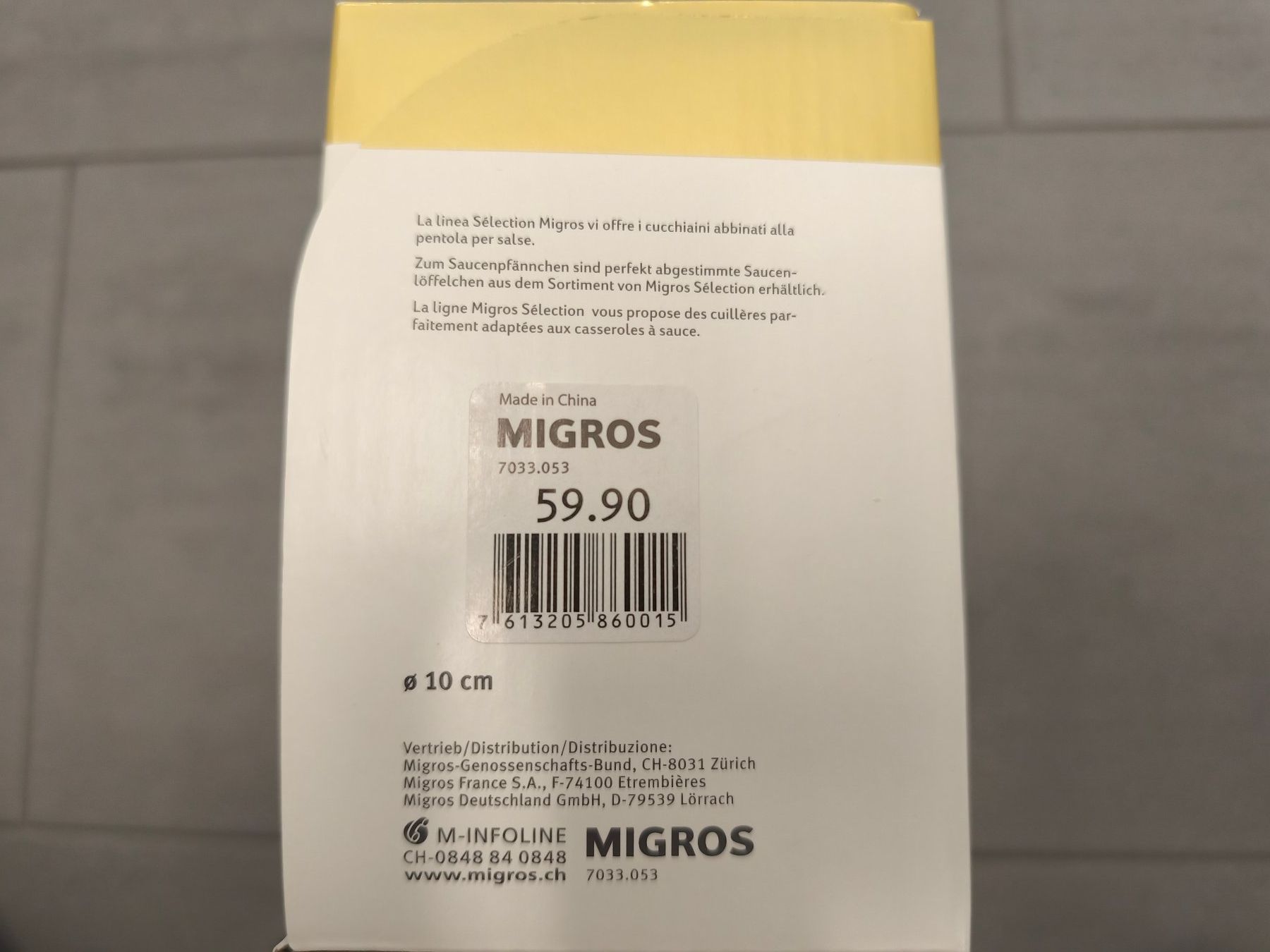 Migros Padelle: Sélection Saucenpfännchen aus Edelstahl mit Deckel - NEU! – Nuovo e nell'imballaggio originale da Zürich venduto da Bluemex 4
