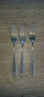 3 Gabeln versilbert