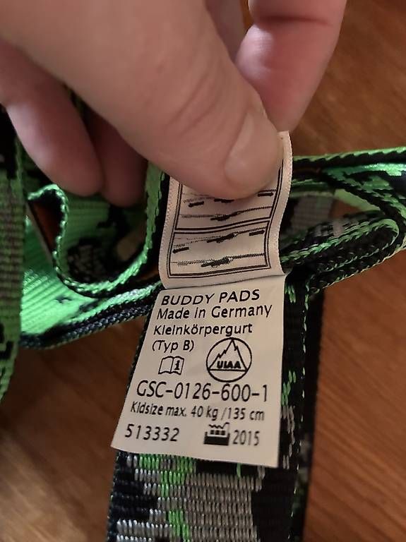 Attrezzatura da arrampicata: Kinder Klettergurt Skylotec – Usato da Rothenburg venduto da arabica2005 2
