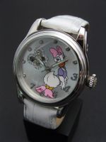 Neue Disney Damen Automatikuhr mit Daisy Duck Motiv