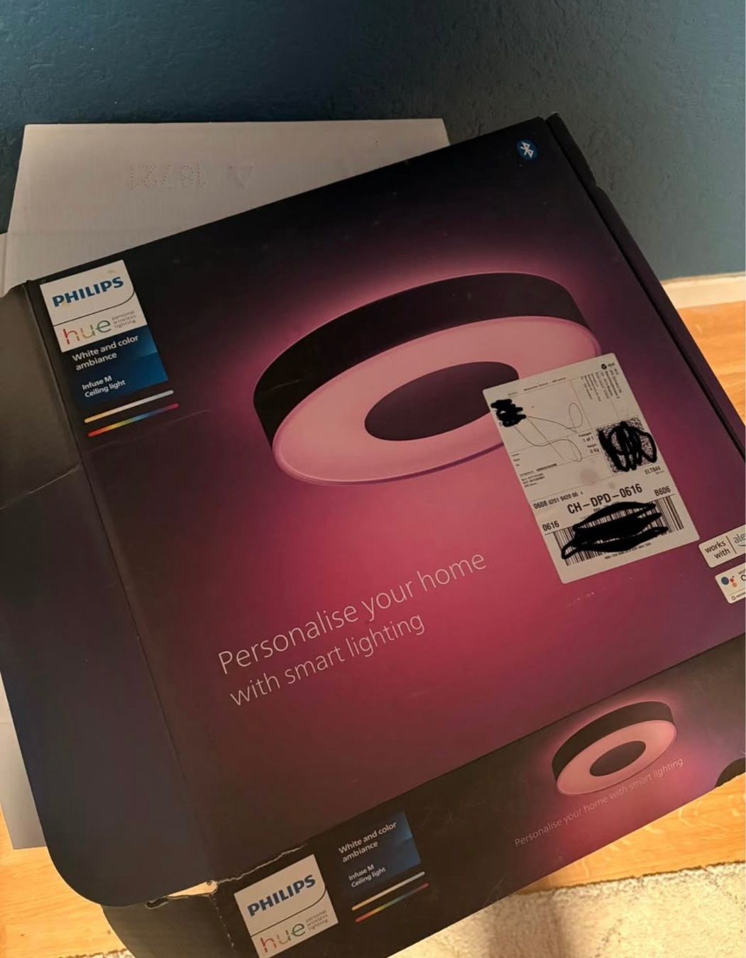 Philips Lampadari & plafoniere: Philips Hue Infuse Deckenleuchte – Nuovo e nell'imballaggio originale da Zetzwil venduto da WSarahW 2