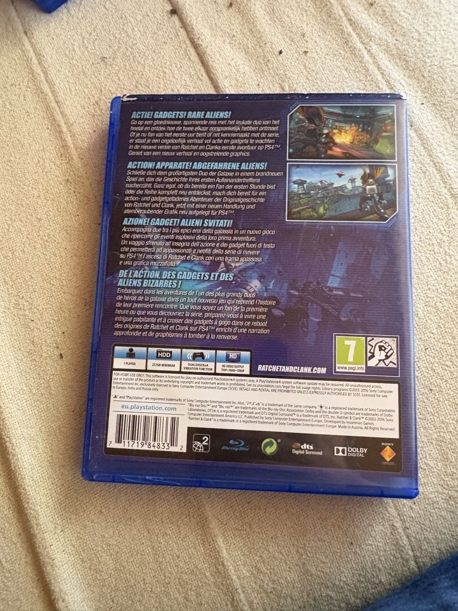 Sony Spiele: Ratchet & Clank PS4 Spiel gebraucht – Neu (gemäss Beschreibung) aus aarwangen von mikemog 2