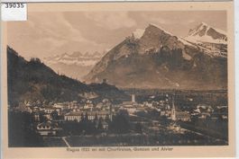 Ragaz mit Churfirsten, Gonzen und Alvier