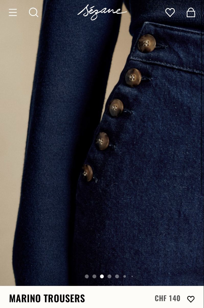 Sezane Pantaloni: SÉZANE MARINO TROUSERS EU38 – Usato da Zürich venduto da ell_ts8d 2