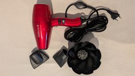 Haartrockner Valera Swiss Silent Jet 7500 rot mit Zubehör