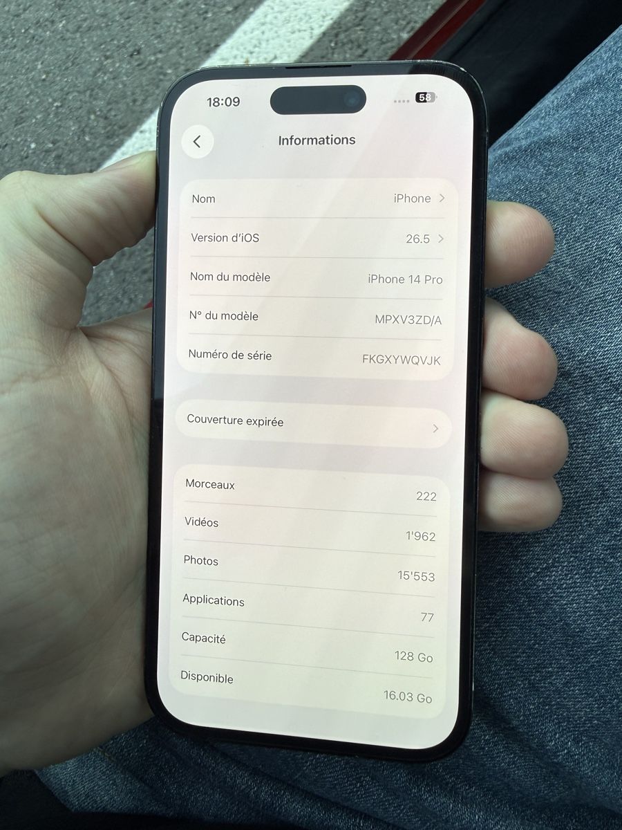 Apple Handys / Smartphones: Iphone 14 pro 128gb noir – Gebraucht aus Collombey von Donikroos 3