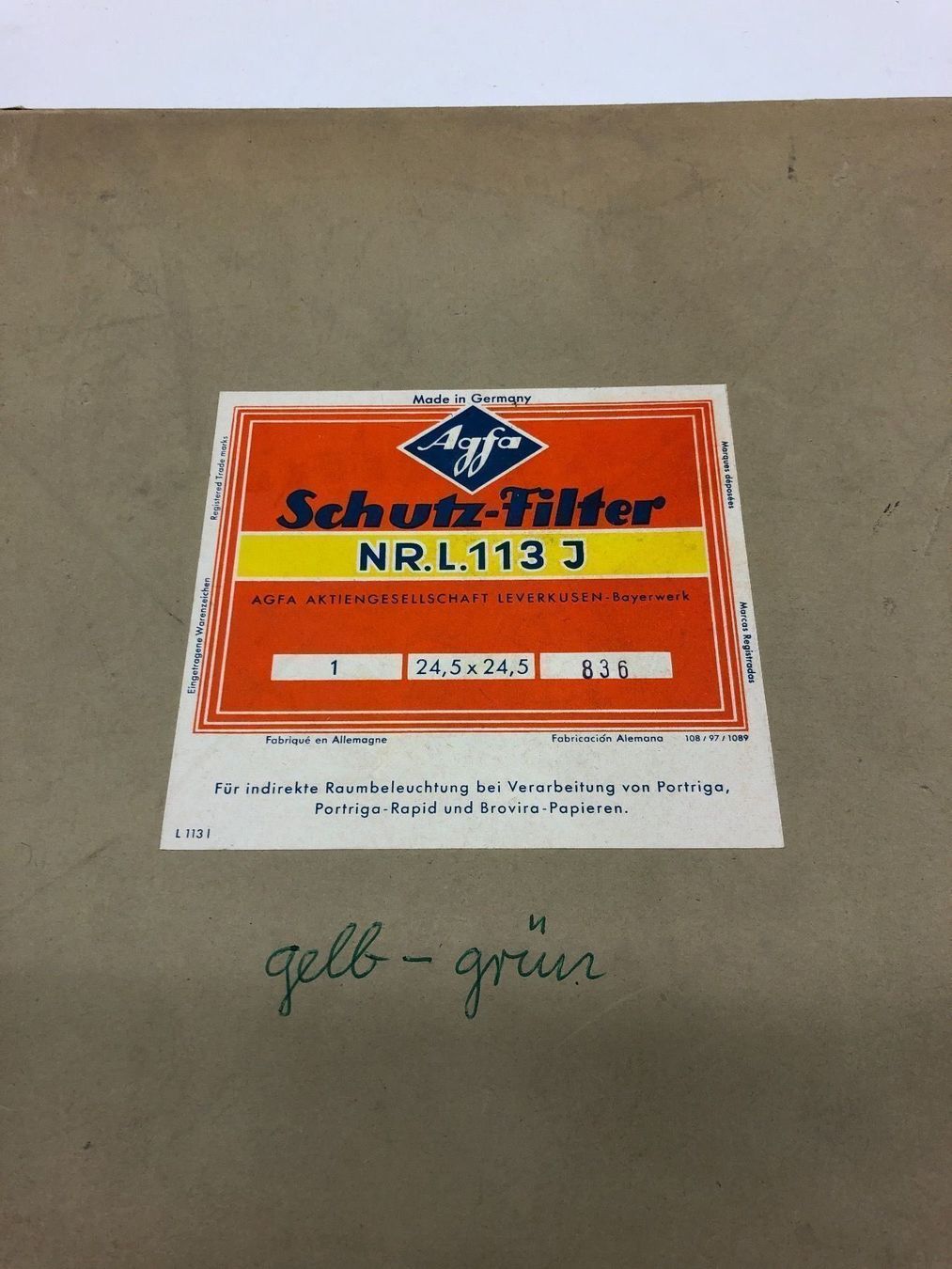 Filtri: Agfa Schutzfilter 113 – Usato da Dübendorf venduto da voojagig 1