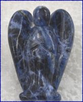 Engel - Deko - Sodalith ca. 5cm (Engelsfigur geschnitzt)