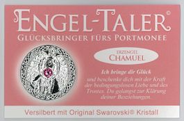 Engeltaler versilbert - Erzengel Chamuel