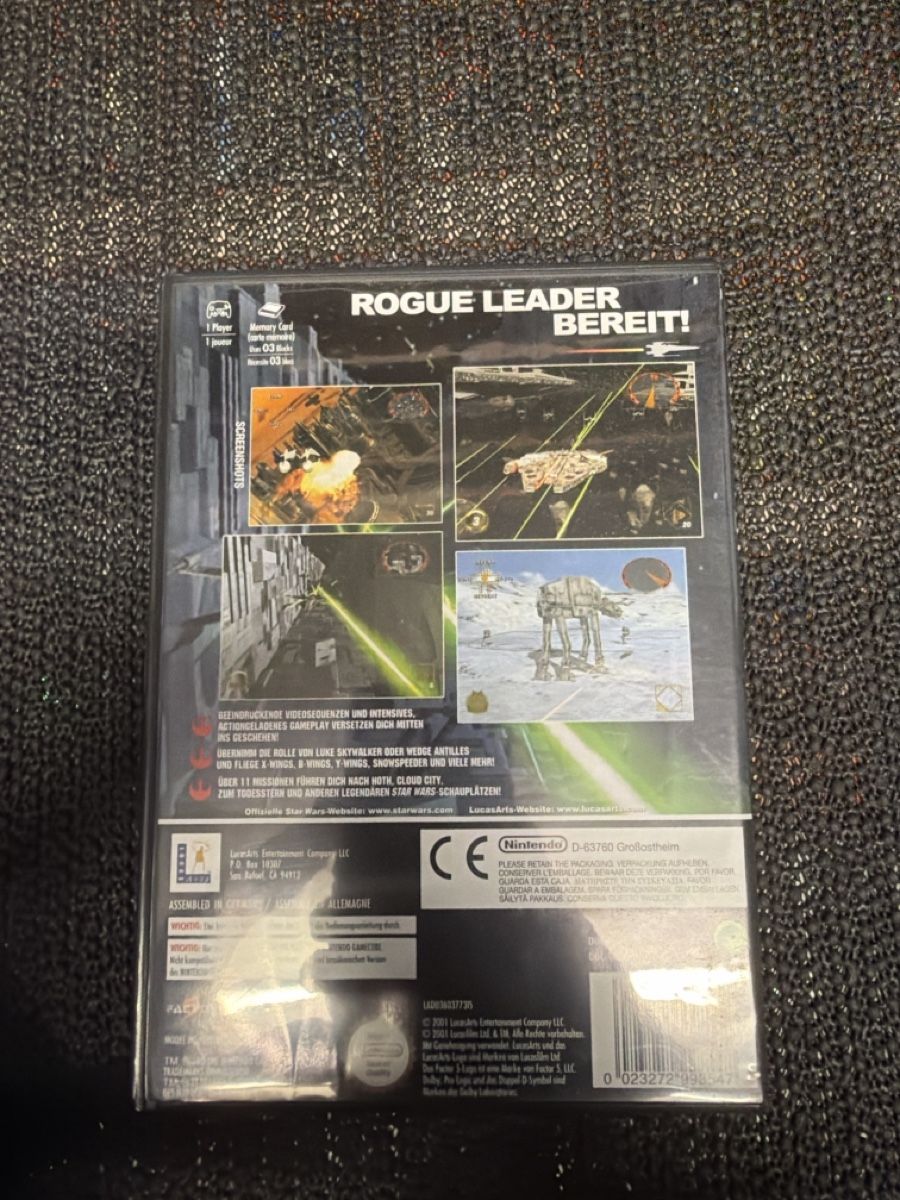 Nintendo Giochi: Nintendo GameCube Spiel StarWars Rogue Leader PAL Version  – Usato da Bülach venduto da ran_kqm8 1