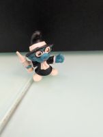 Figurine Schtroumpf vintage Docteur chapeau noir 💉