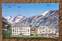 Grand Hotel Belle-Vue und Saas-Fee 