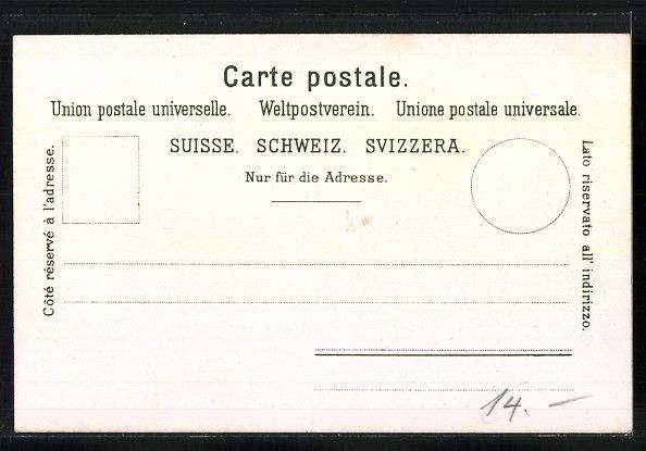 Cartoline postali: Litho Aescher-Wildkirchli, Appenzellerin – Usato da Berlin venduto da bartko-reher 1