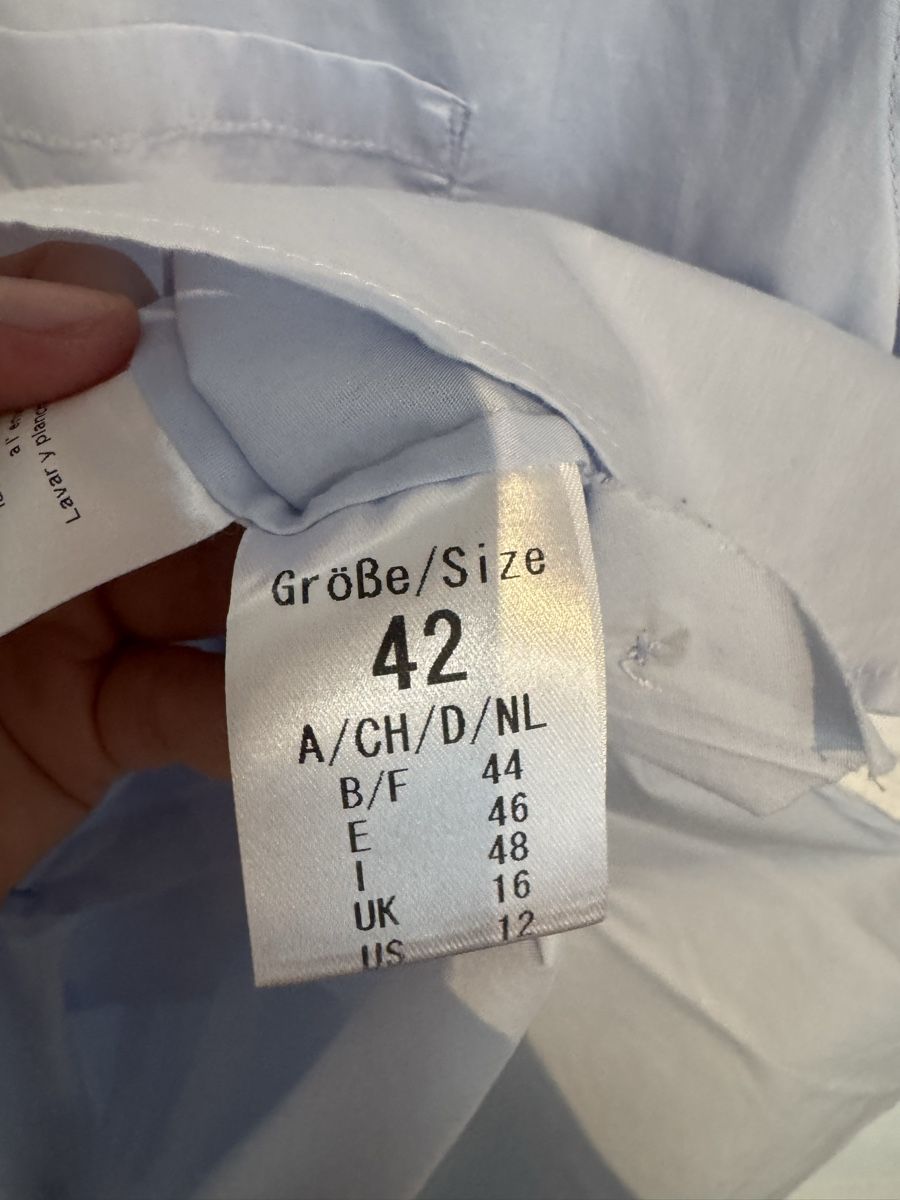 Camicette: Max Volmáry Bluse Hemd hellblau Gr. 42 – Usato da Fislisbach venduto da KolibriSecondhand 5