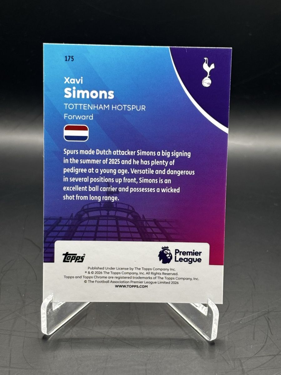 Topps Sammelbilder & Trading cards: Topps Chrome Xavi Simons Premier League  – Neu (gemäss Beschreibung) aus Magden von pro_8wgn 1
