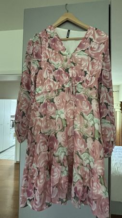 Festliches Blumenkleid von Chicorée, Grösse S/38