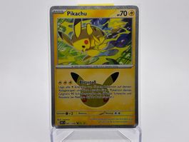 30 Jahre - Pikachu  (30C 51) - DE