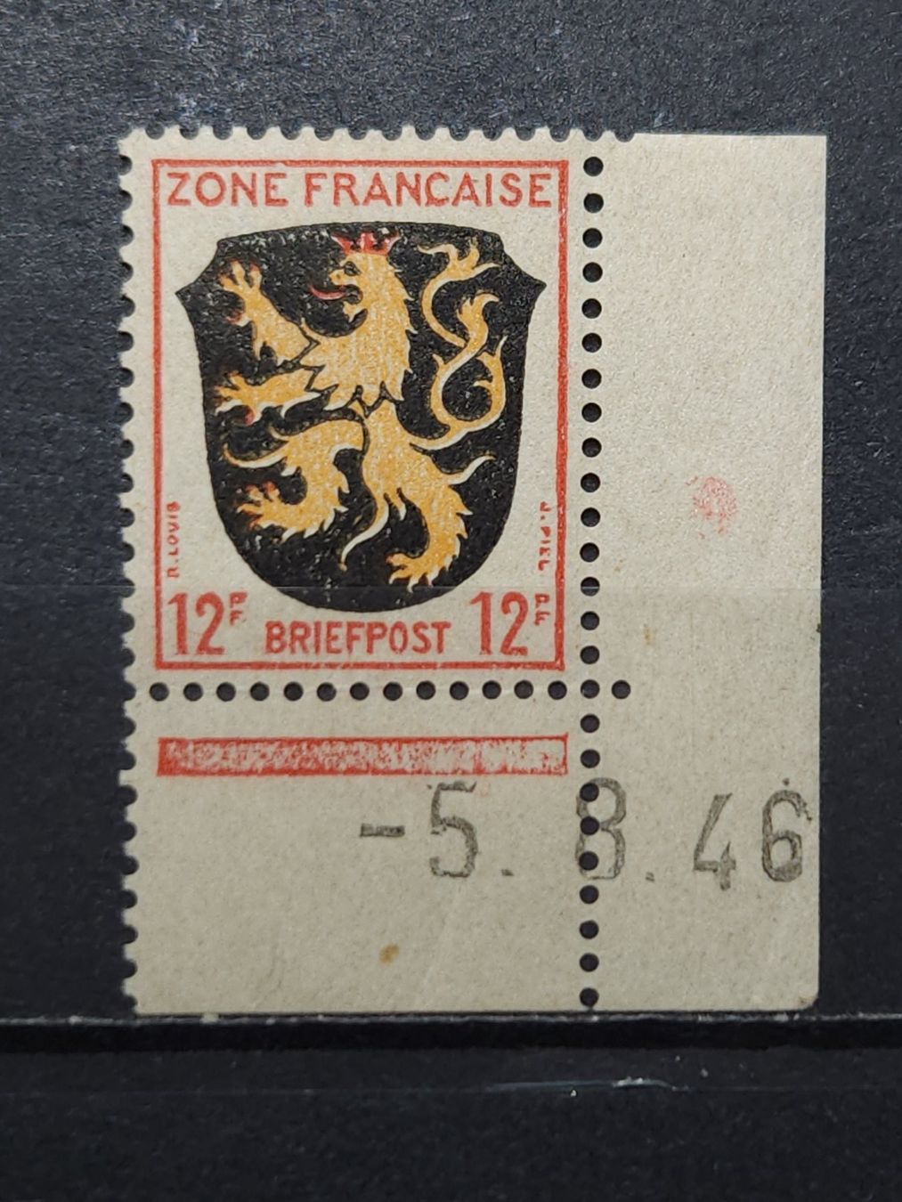 Alle Briefmarken: Franzö Zone Allgemeine Mi-Nr.6 bx Br u Postfrisch 280 Fr – Neu (gemäss Beschreibung) aus Kriens von Nidfeld45