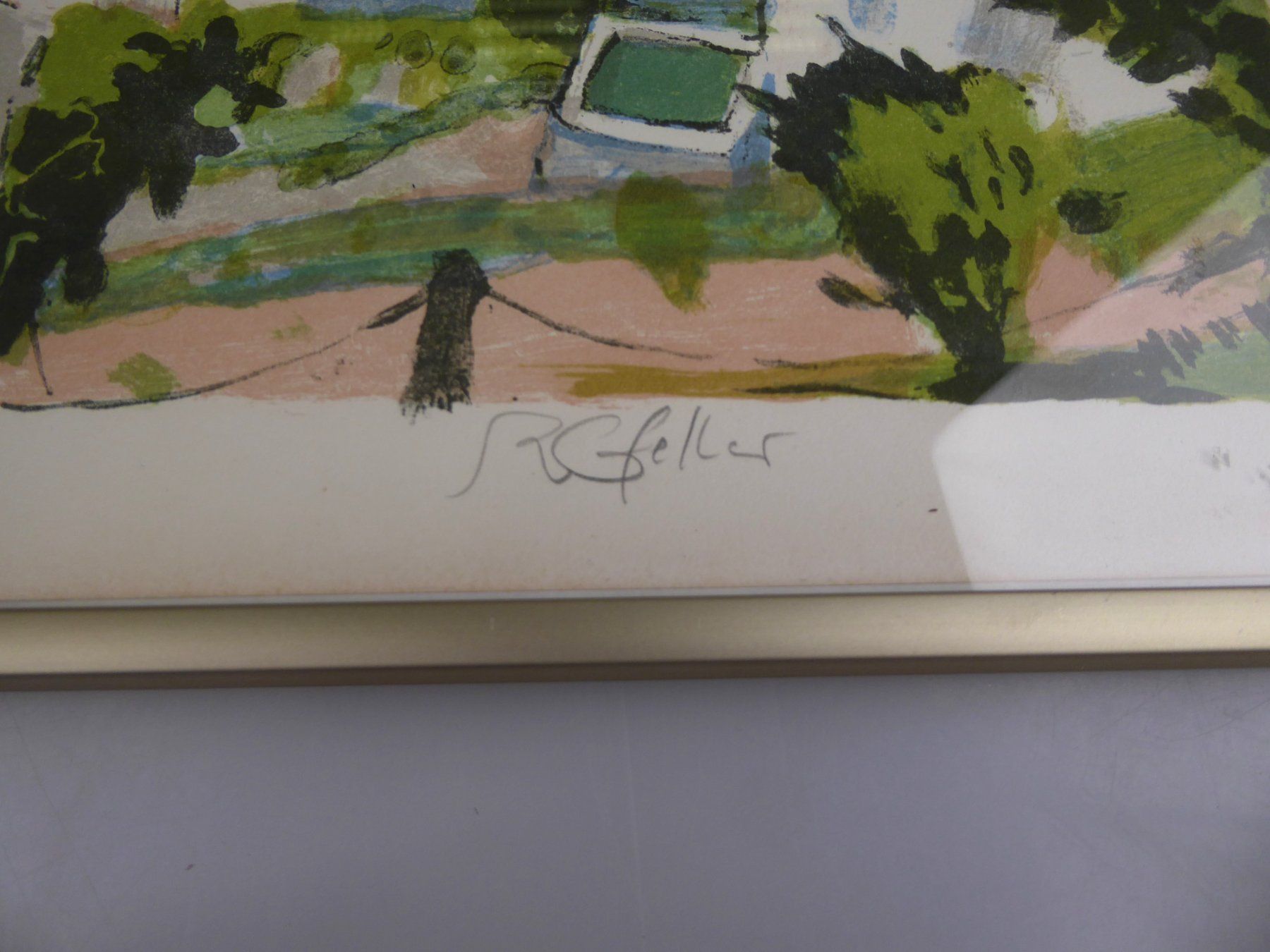 Grafica & Litografie: Farblithografie Rolf Gfeller – Usato da Volketswil venduto da brockipfannenstil 2