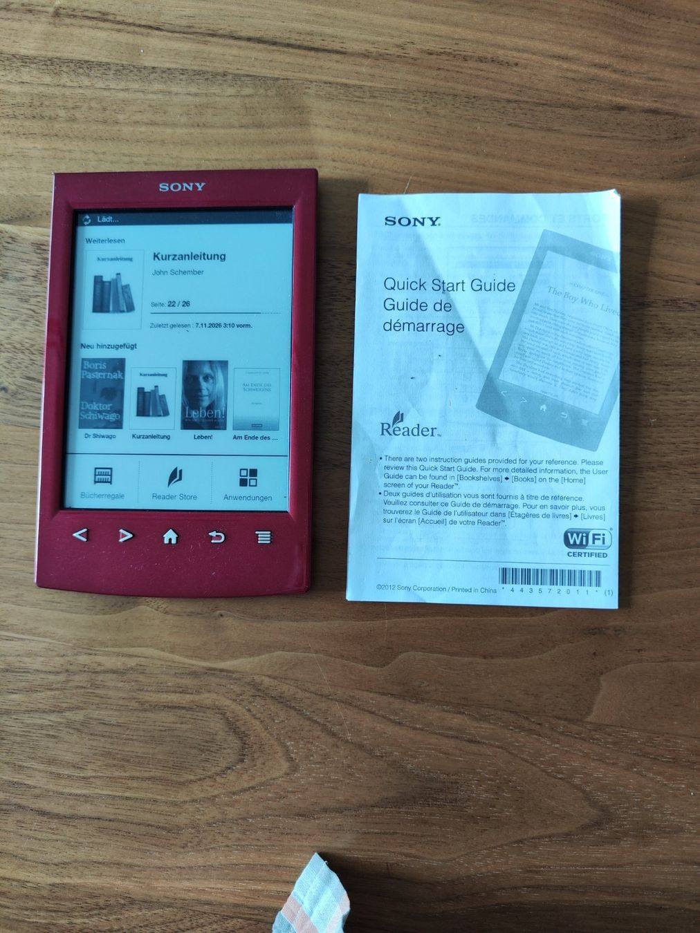 Sony Tablettes PC: Sony Reader – D'occasion à Gutenswil par spur0hans