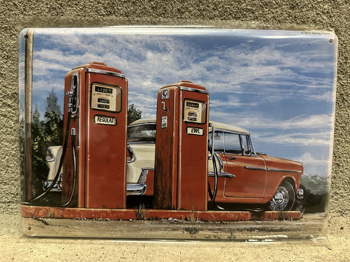 Insegne: Tankstelle Chevrolet bel air – Usato da Reinach AG venduto da rares75