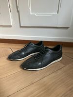 HUGO BOSS - Leder Sneaker dunkelgrün 43