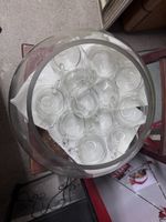 Bowle mit 12 Gläsern, einwandfreier Zustand